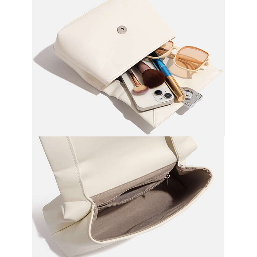 Lafistine small collapse Tote Ladies 2024 new premium sense single shoulder crossbody bag