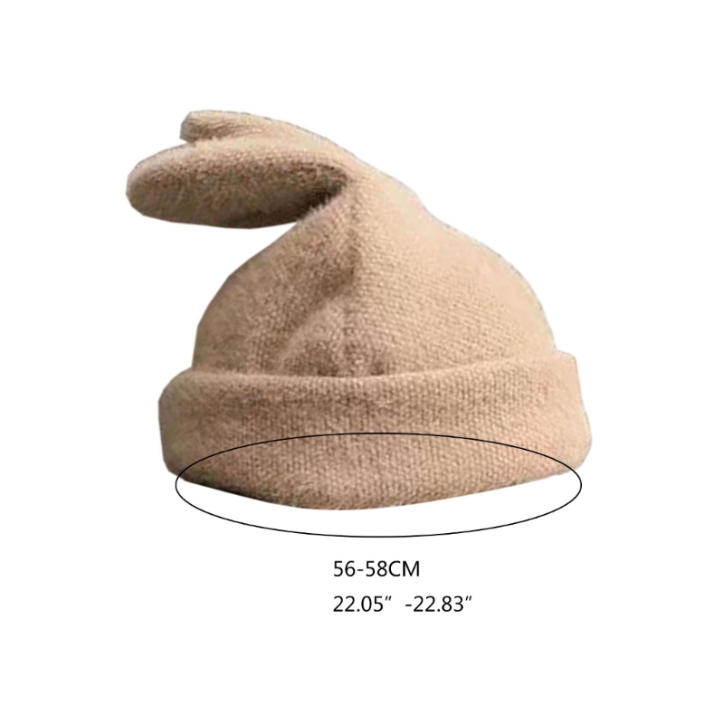 Windproof for Students Foldable Plush Winter Bunny Shape Keep Warm Ear Protects Hat