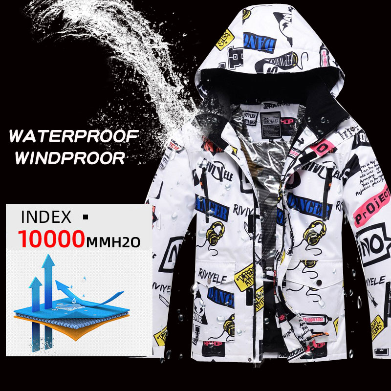 Ski Suit Men And Women Super Warm Thicken Waterproof Windproof Winter Snow Suits Skiing And Snowboarding Jackets + Pants Brands f2538