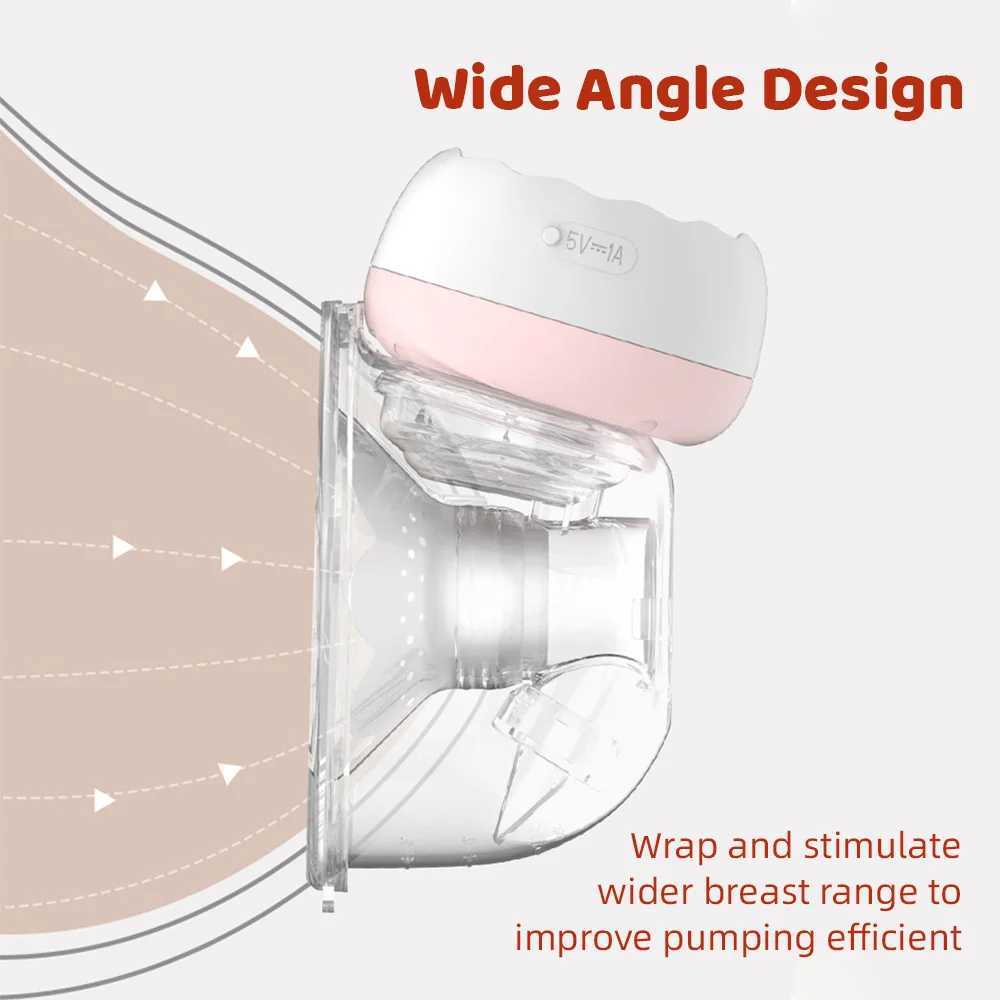 Breastpumps Breastpumps Wearable Breast Pump Hands Free Electric Breast Pump for Breastfeeding 4 Modes 12 Suction Level Low Noise with 180ml Collector