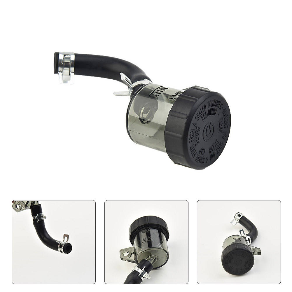Universal Motorcycle Rear Brake Master Cylinder Clutch Petrol Oil Fuel Tank Master Pump Split Oil Pot For Honda