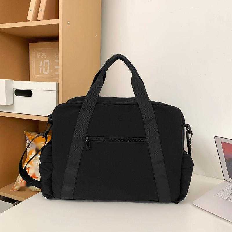 Travel Bag Spring Large Capacity Sports Fitness Bag Reflective Strip Trendy Mens and Womens Handheld Yoga Bag
