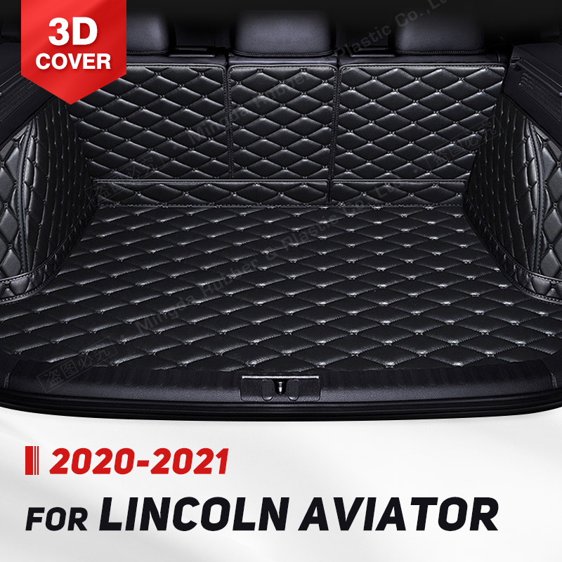Full Coverage Trunk Mat For Lincoln Aviator 6-Seat 2020 2021 2022 2023 Car Cover Pad Cargo Liner Interior Protector Accessories 7cd00