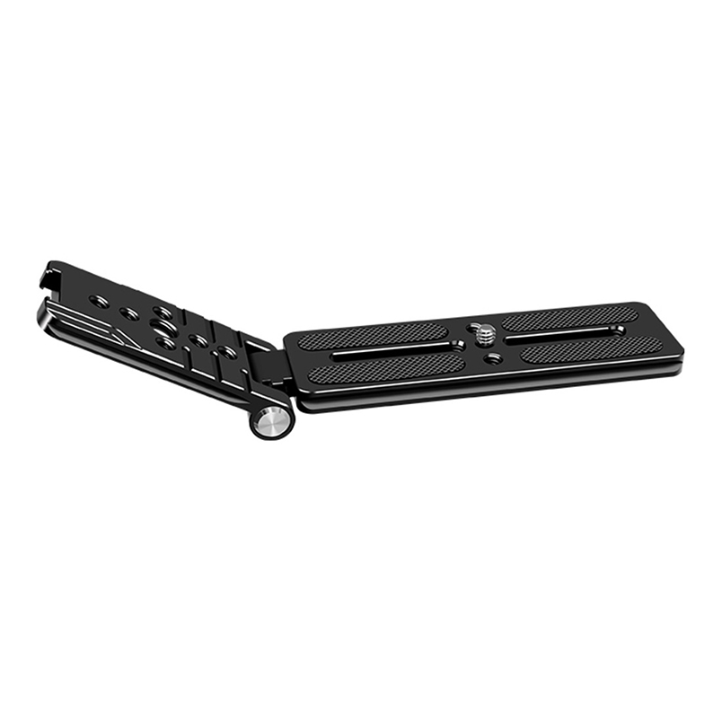 Universial L-plate Quick Release Plate Folding 38mm Arca Swiss 1/4 Hole QR Plate Bracket for SLR Camera Vertical Photography 9446b