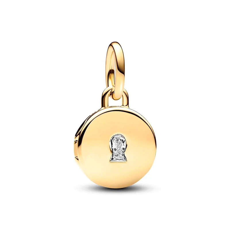 2024 New 14K Gold Silver Love Letter Envelope Dangle Charm Bead Fit S925 Snake Bracelets Women Jewelry Gift DIY
