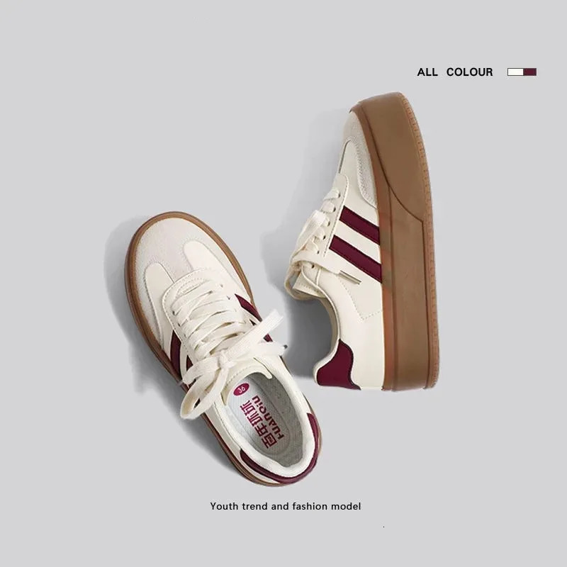 Womens casual shoes womens vulcanized shoes retro sports shoes fashionable short and fat sports shoes 241111