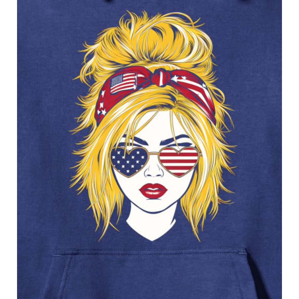 Hoodie for Mens Womens American Flag Sunglasses Retro USA Flag Patriotic 4th Of Pullover Hoodie Graphic Hoodies sweatshirt