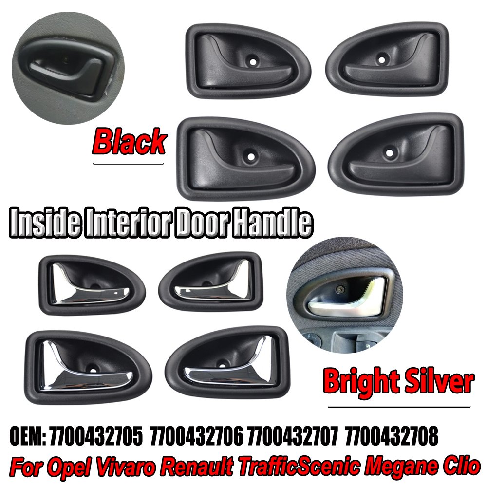 High Quality 7700432706 For Opel Vivaro Renault Traffic Scenic Megane Clio Rear Front Left Or Right Interior Door Handle