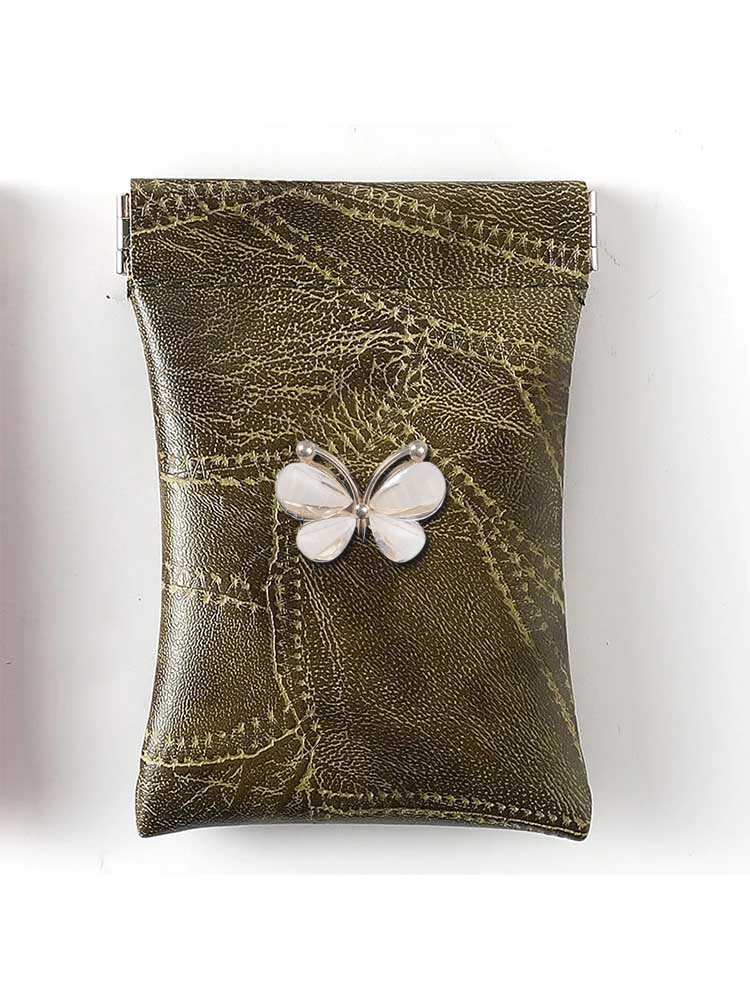 Key Wallets PU - Strong & Dependable for Women Decor Multilayered Realism with Pearls b77f5