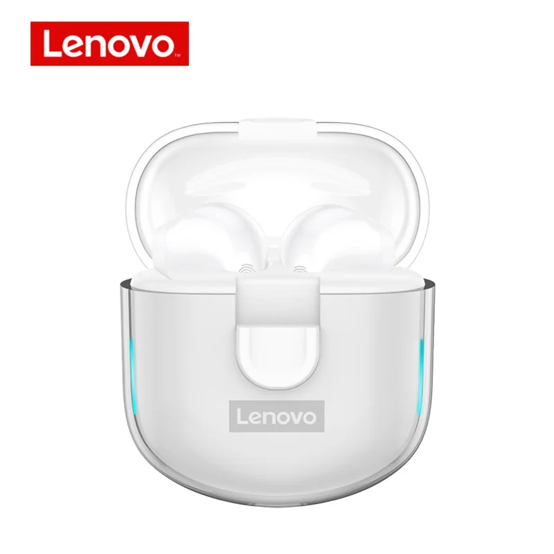Lenovo LP12 Wireless Bluetooth Headphones with Dual Mics ENC Noise Reduction TWS Bluetooth 5.1 Earphones Touch Control Earbuds