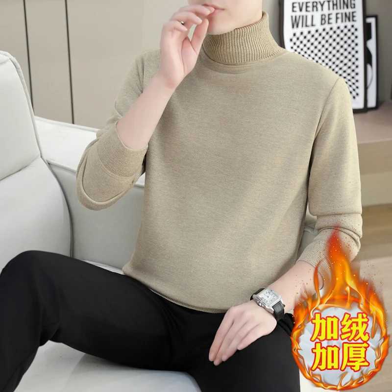 2024 Autumn/Winter New Solid Color Turtle Neck and Wool Thick Warm Knitted Fabric W2411111
