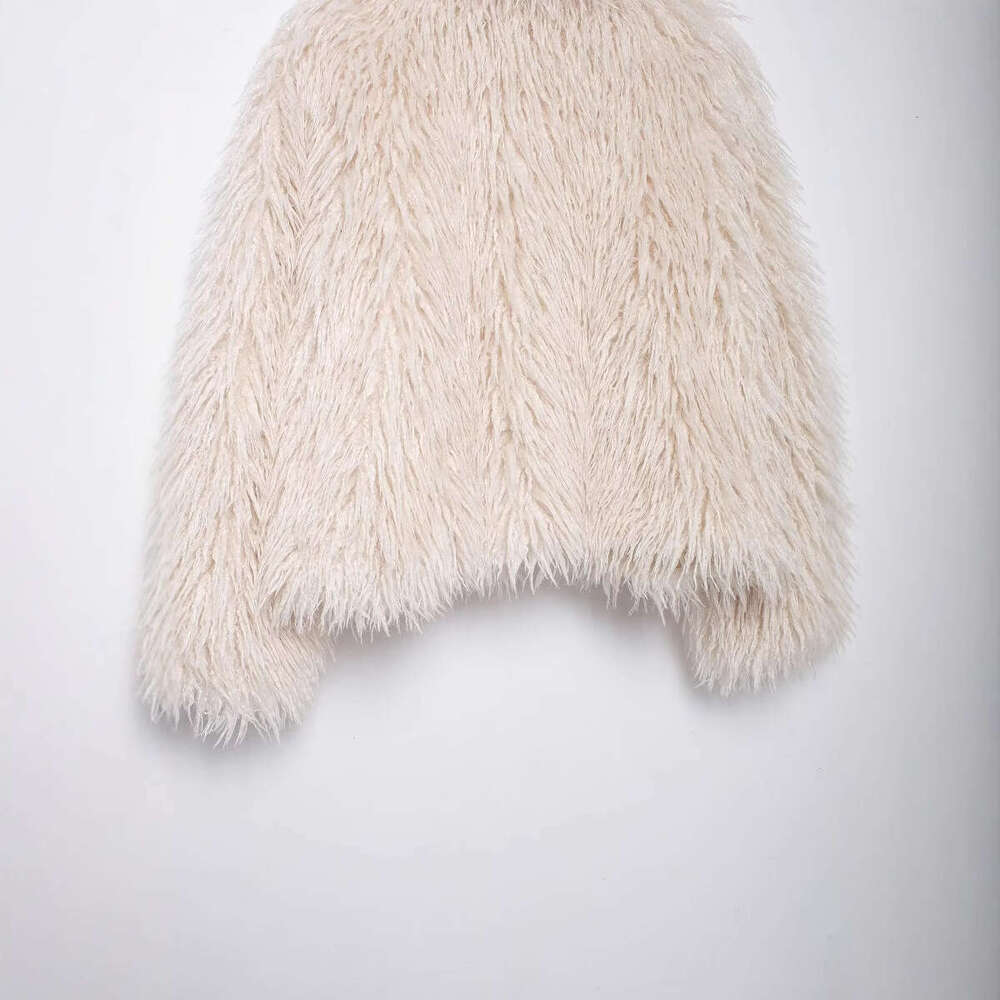 shanshi fur coat women Fashion fur long sleeved jacket