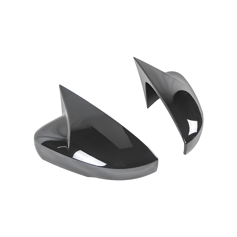 Car Side Rearview Wing Mirror Cover Caps Shell Trim OX Horn Style For VW Polo 5 6R 6C 2009-2017 Accessories 43935