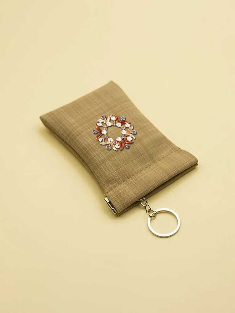 Women's Key Wallets - PU For Driving & Home Realist Gold Crystal Decor Dangle 3dd80