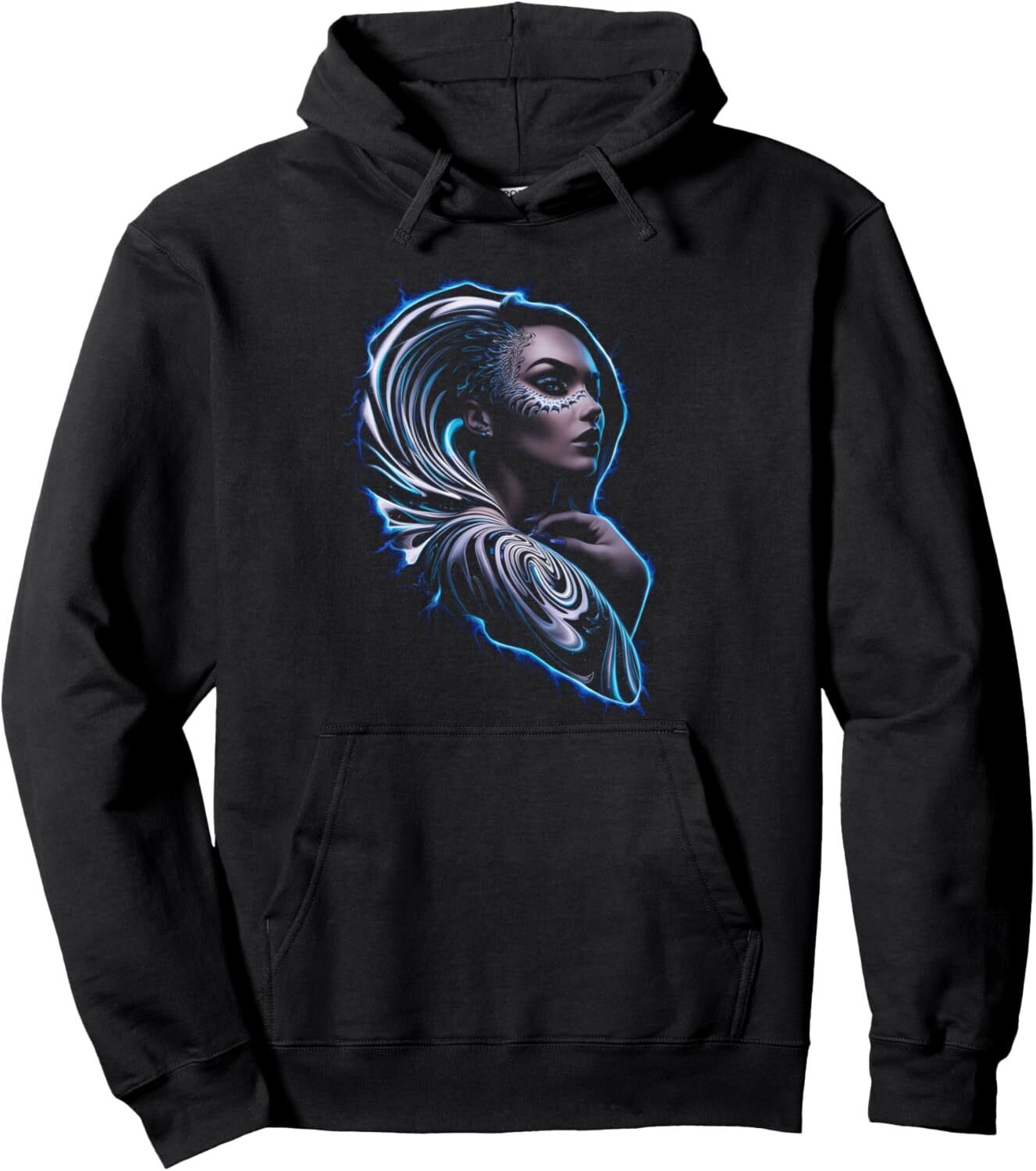 Hoodie for Mens Womens Fantasy Art Design Ethereal Woman Abstract Artistic Graphic Pullover Hoodie Graphic Hoodies sweatshirt