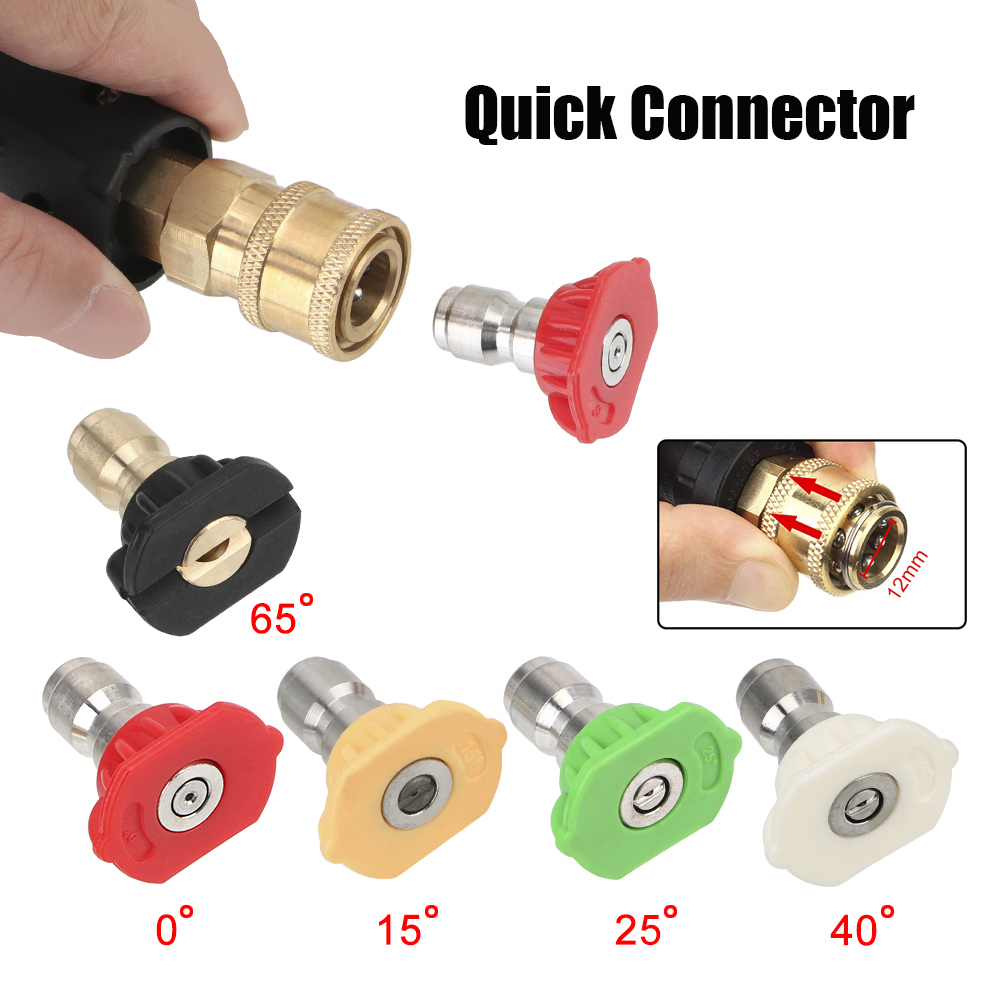 Motorcycle Washer Nozzles For Karcher K2 K3 K4 K5 K6 K7 High Pressure Gun Adapter Foam Cleaning Tools Dirt Bike Car Accessories