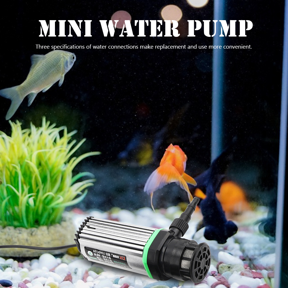 DC 12V Small Water Pump Ultra-quiet Water Change Pump Water Flow Speed Adjustable for Slotting/Cutting/Water Drilling Machine