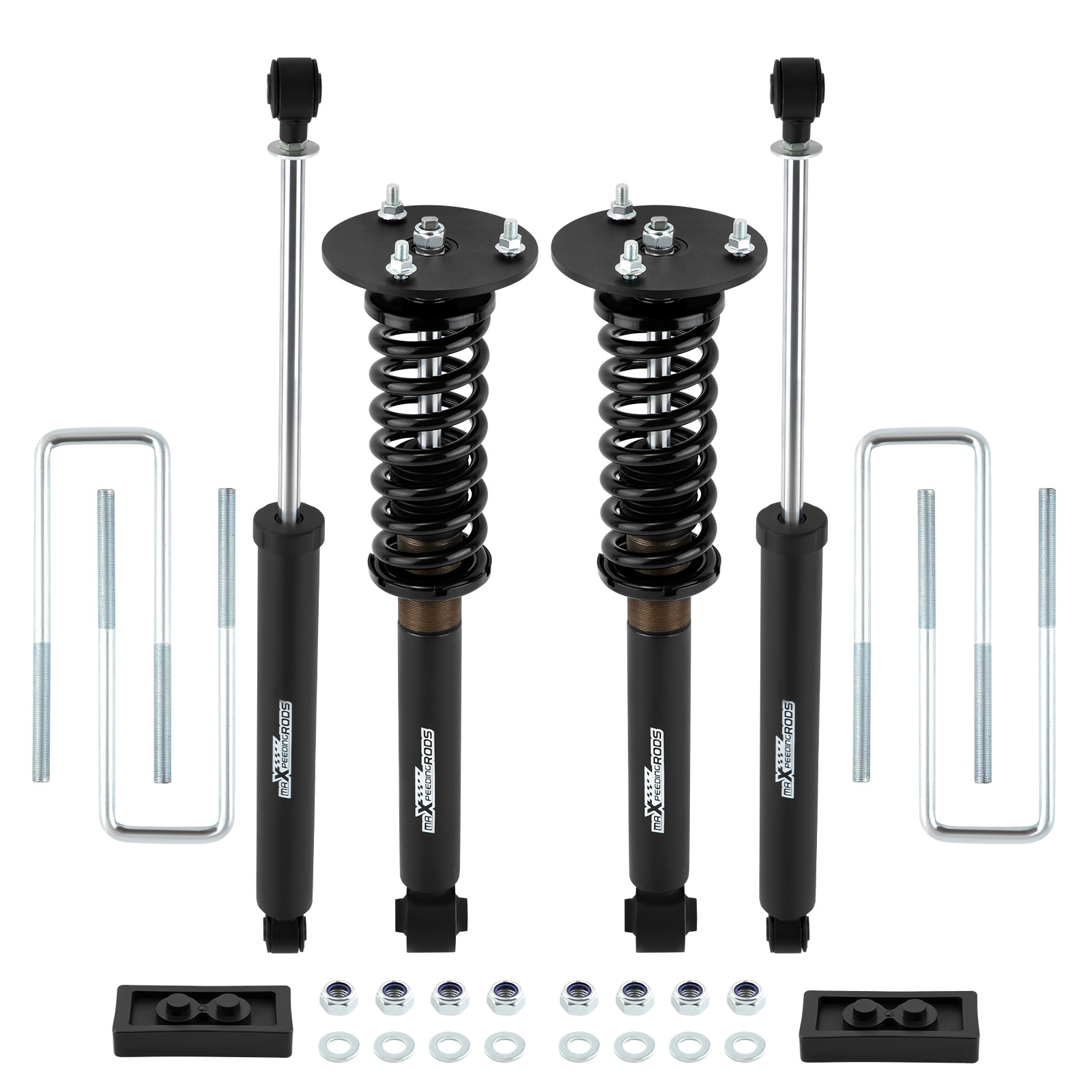 maXpeedingrods 2in Leveling Lift Kit Struts + Shock For Ford F150 4WD 2009-2013