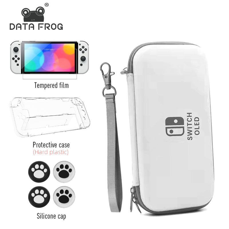 Suitable for switch/OLED game console storage bag/protective bag/tempered film/crystal case/silicone cap accessories