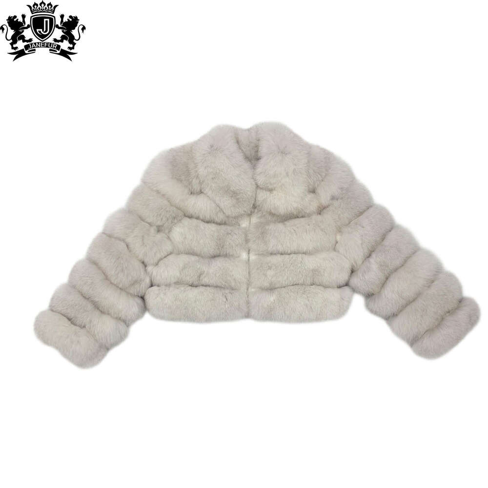 shanshi fur coat women Winter Minimalist Splicing Style Big Collar Fox Fur Coat