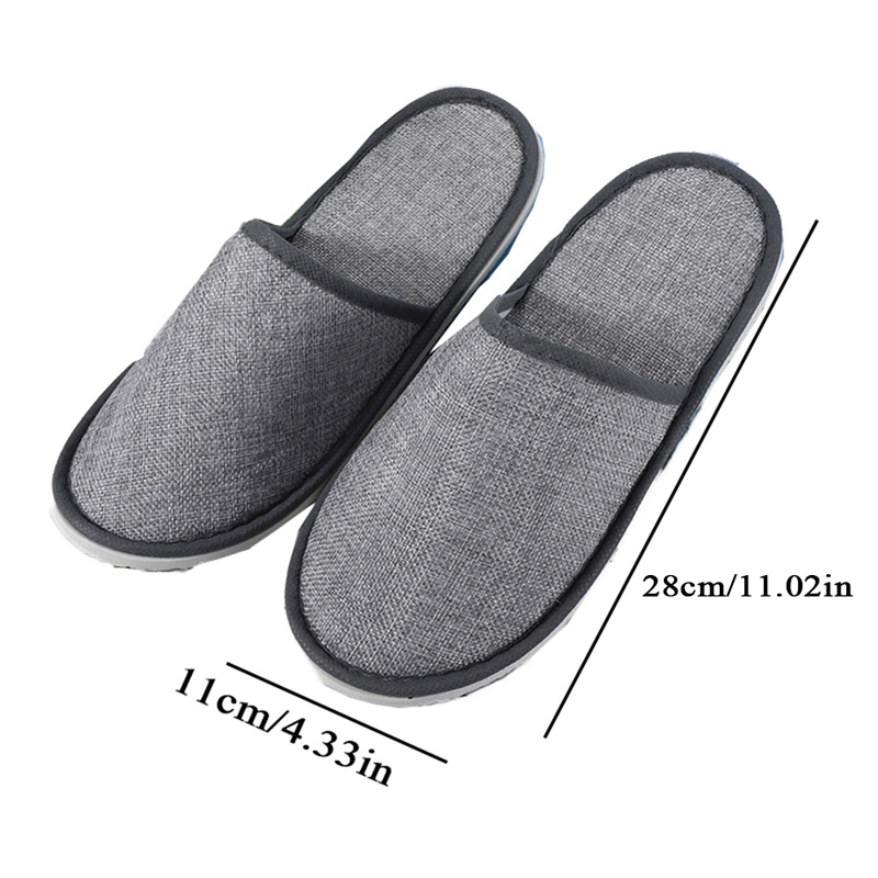 1 Pair Disposable Slippers Spa Guest Indoor Slippers Portable Fold Slippers Fit For Men And Women For Hotel Simple Home Slipper