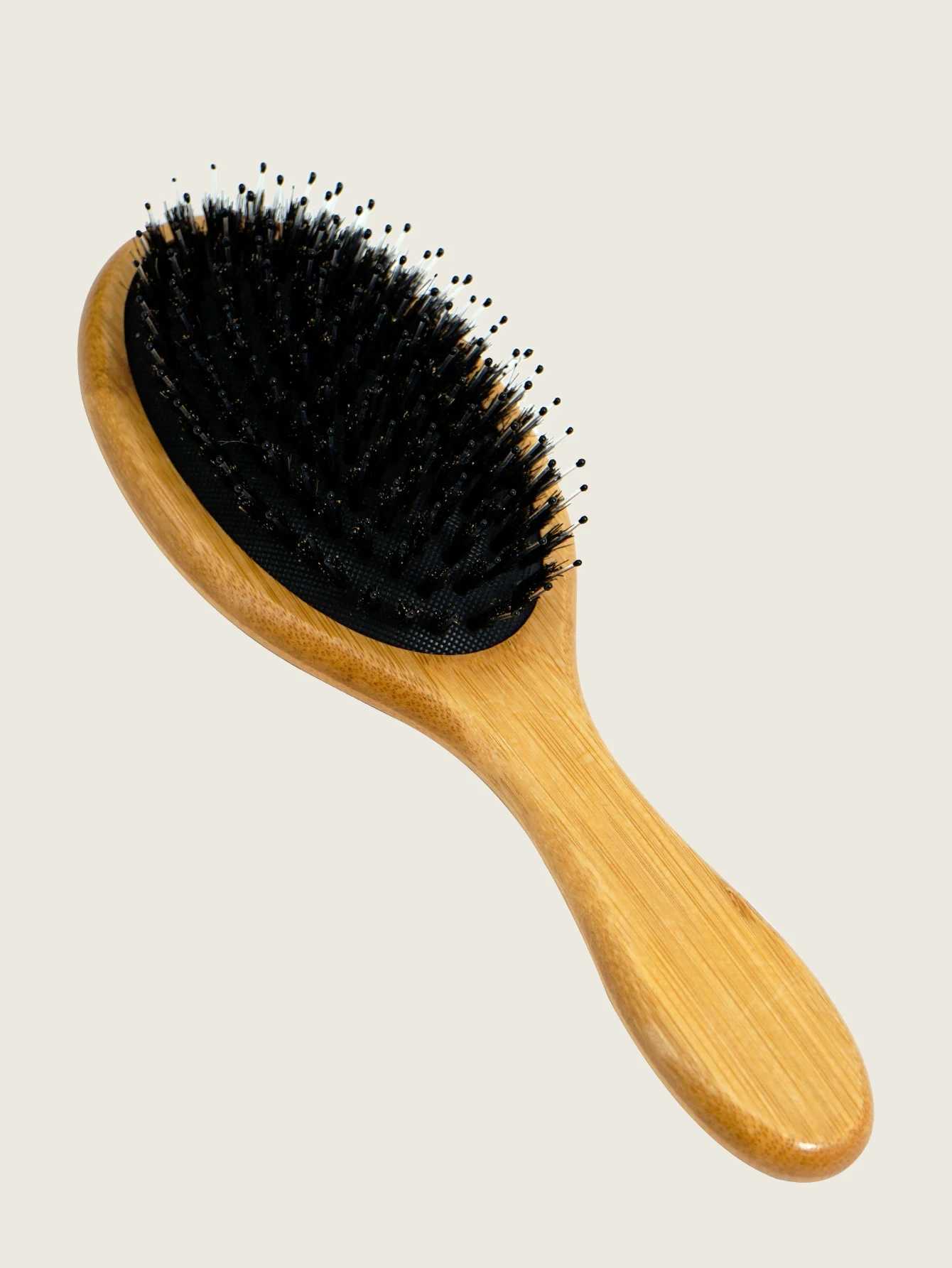 Wooden comb professional soft bristle air cushion smooth hair no knots practical comb high elasticity head massage air bag comb W241112
