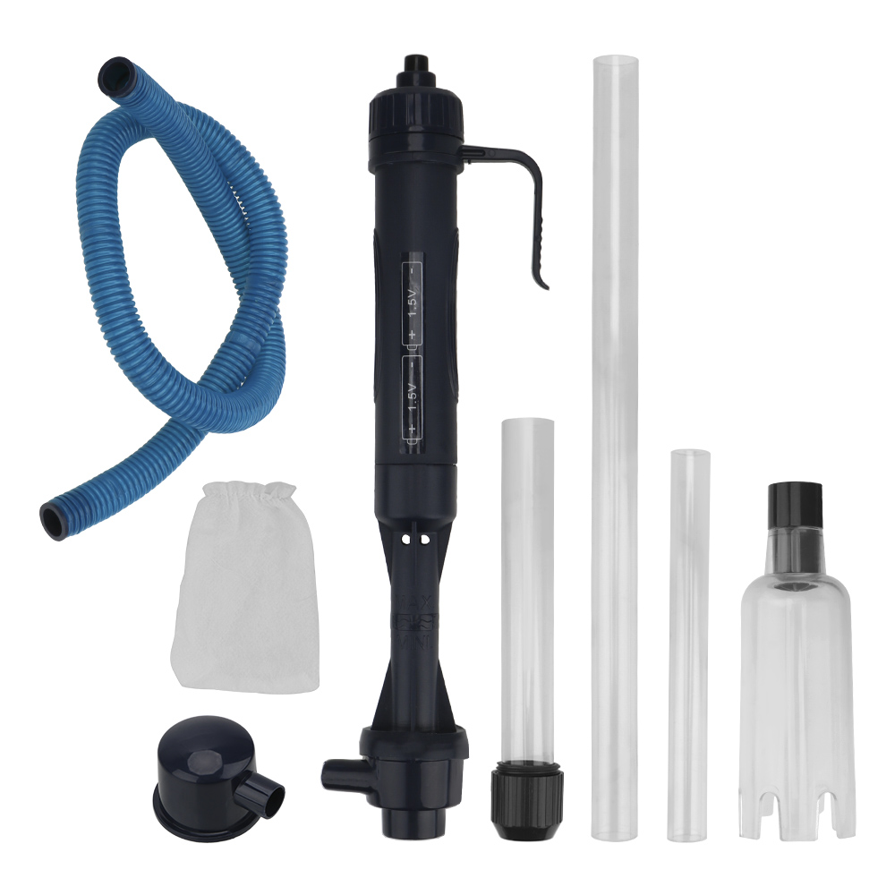 Electric Water Change Pump Aquarium Fish Tank Pipe Gravel Cleaner Tool Suction Filter Waste Remover Filters Tools Vacuum