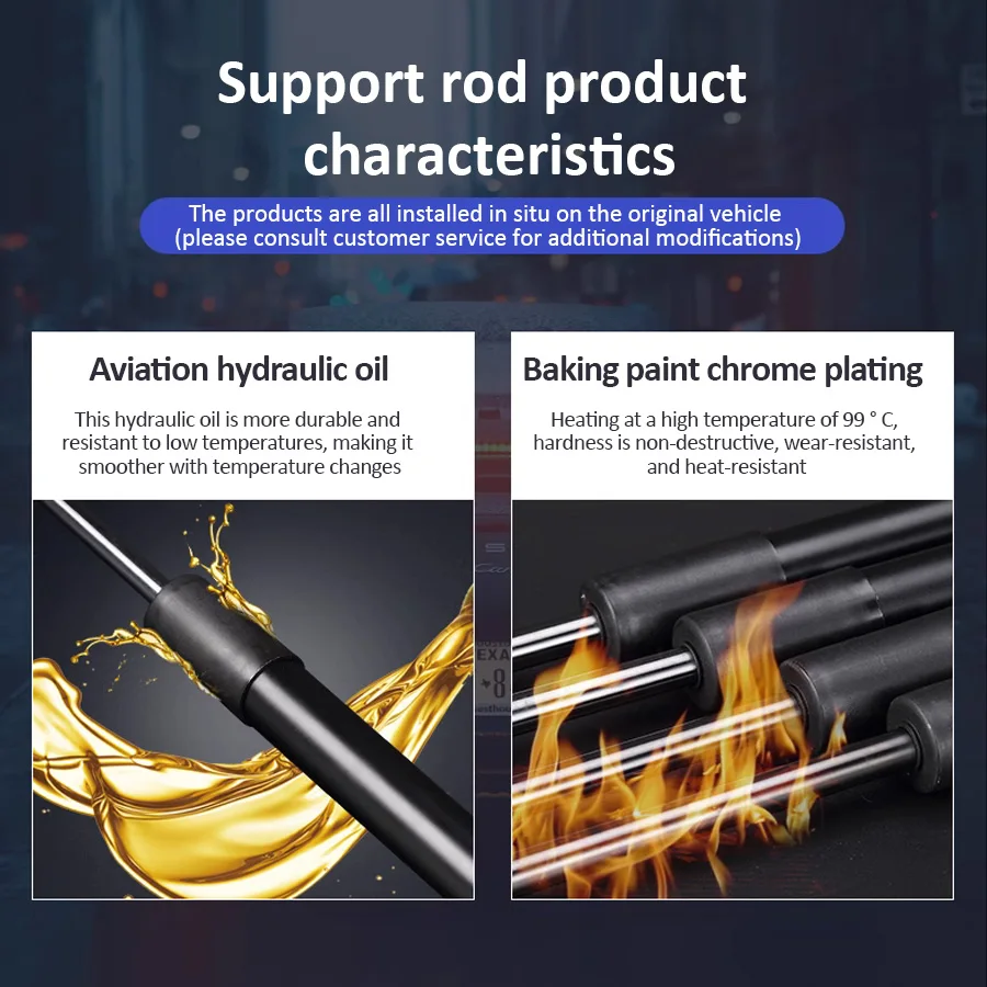 For Nissan Qashqai J11 2014~2021 Tailgate Gas Lift Supports Strut Trunk Prop Rod Shock Damper Car Accessories