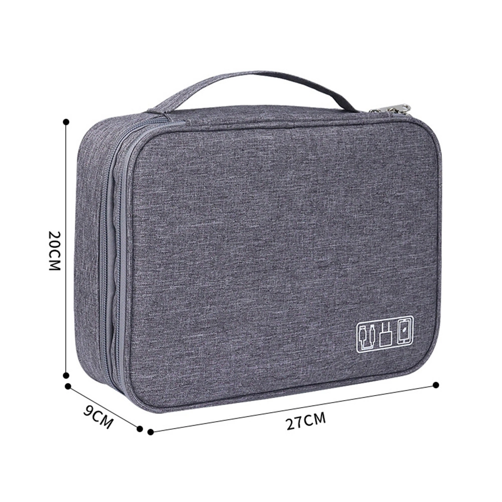 DHwanglijia Electronic USB Charge designer bag Cord Travel Cable Organizer Digital Waterproof Suitcase Portable Double Layers Storage Bag