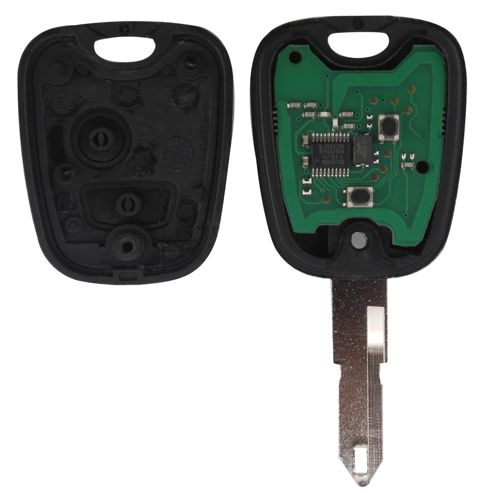 jingyuqin 2 Buttons ASK NE73 Blade Remote Key Shell Fob Controller Fit For PEUGEOT 206 433MHZ With PCF7961 Transponder Chip 3deb3 5 a5a27