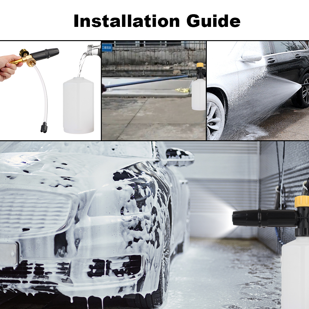 Generator Car Wash Water Gun For Karcher Kranzle Interskol Elitech Huter Cleaning Tool High Pressure Washer Foam Lance