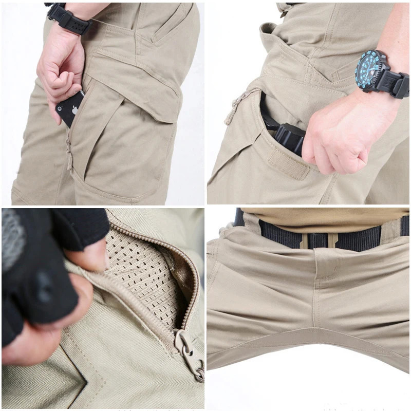 Tactical Pants Men Outdoor Work Wear Cargo Pant Waterproof Multipockets Ripstop SWAT Hiking Trousers Army Overalls 6XL 241112