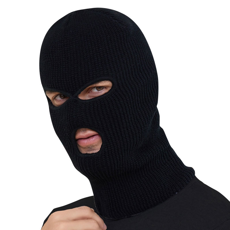 Autumn Warm 3 Hole Face Ski Mask Winter Cap Balaclava Motorbike Motorcycle Full Helmet