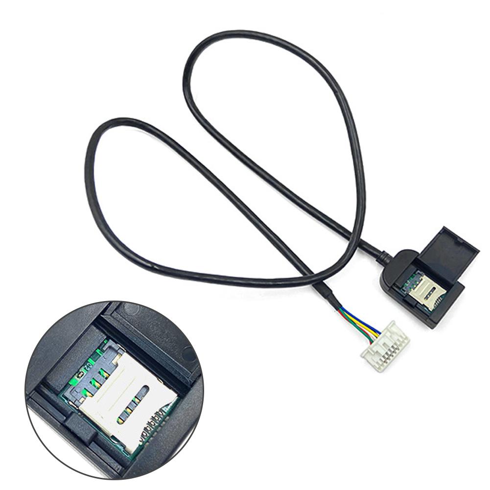 Sim Card Slot Adapter For Android GPS Multimedia With 20pin Cable Car Accessories Replacement Part For Stereo Radio Head Unit