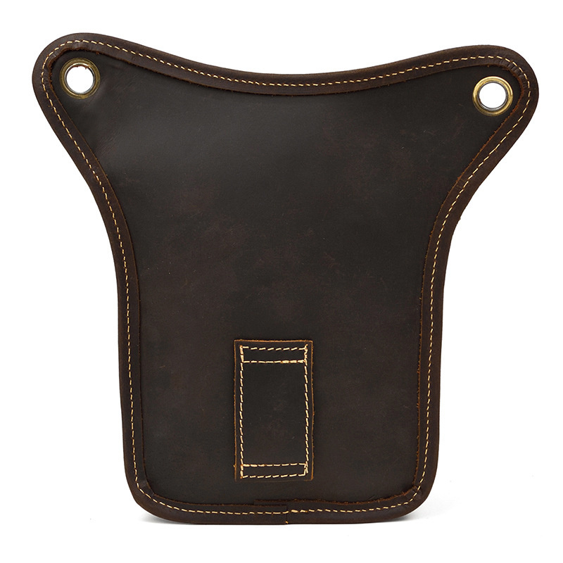 Casual men's Newsbirds leg bag pouch cowhide waist fanny pack of male belt for men sling s small 28a28
