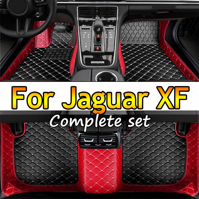 Car floor mats for Jaguar XF Sedan 2016 2017 2018 Custom auto foot Pads automobile carpet cover
