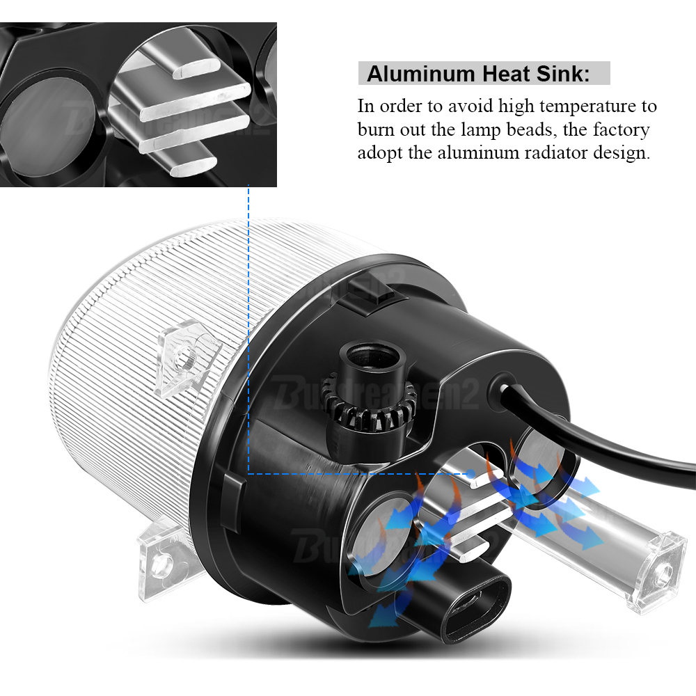 2 X 30W LED Fog Light Truck Angel Eye Fog Daytime Running Lamp DRL For Volkswagen VW Amarok 2010 2011 2012 2013 2014 2015 2016