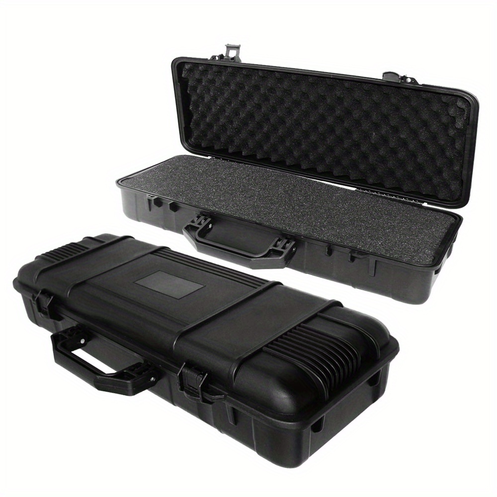 Water-repellent Hard Carry Tool Case Bag Organizer Storage Box,Camera Sealed Shockproof Safety Instrument Toolbox With Sponge