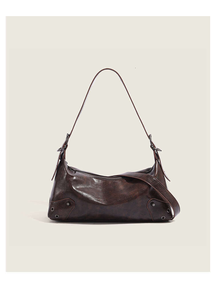 2024 Niche Design New Autumn And Winter Maillard Handbag Armpit Stylish Versatile Single Shoulder Crossbody Bag