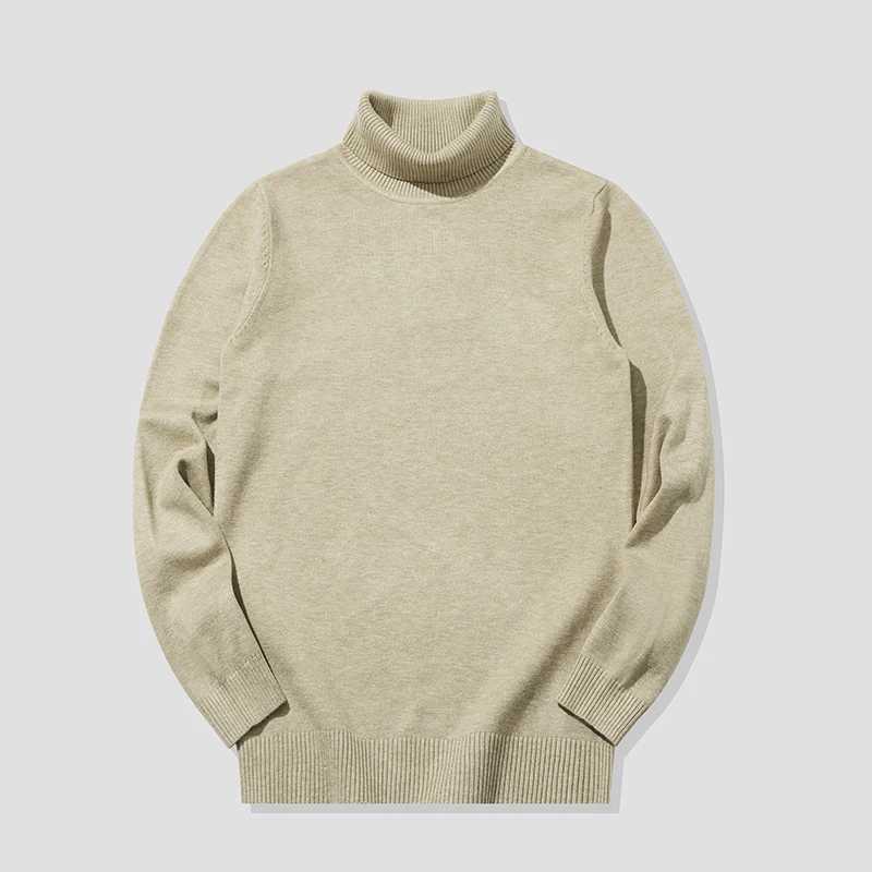 HIQOR 0 Color Mens Turtle Neck Sweater Mens Knitted Pulling Rolleneck Knitted Warm Mens Jumper Ultra Thin Casual Sweater W2411111