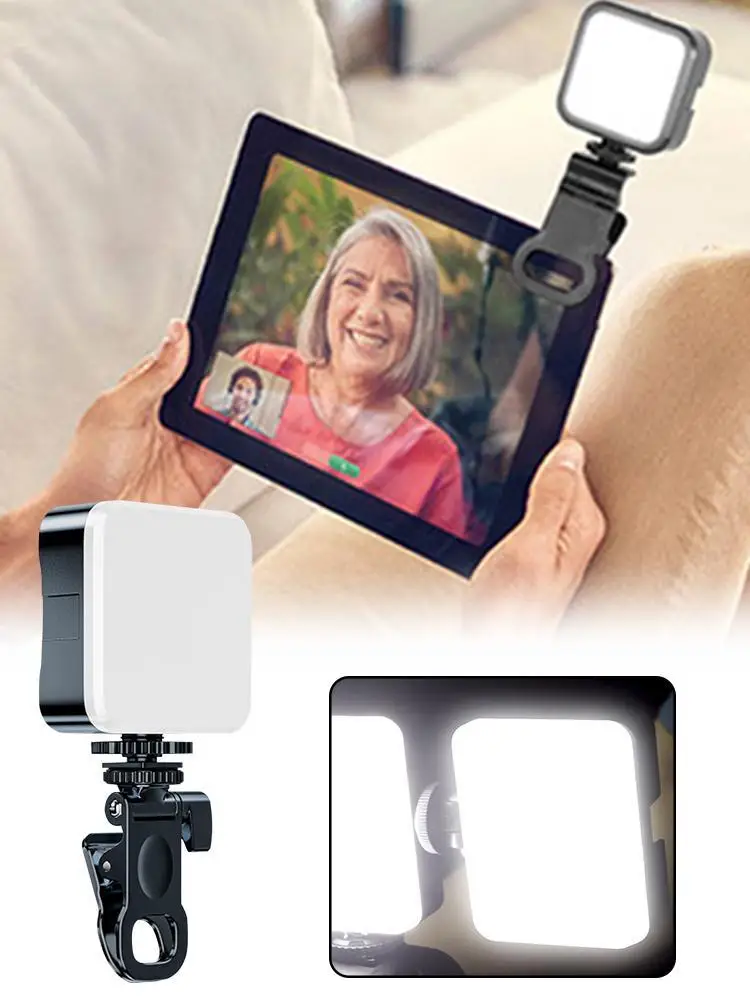 Selfie Light Selfie Video Conference Light Portable LED Light For Cell Phone IPad Laptop Camera Photography Fill Light Universal