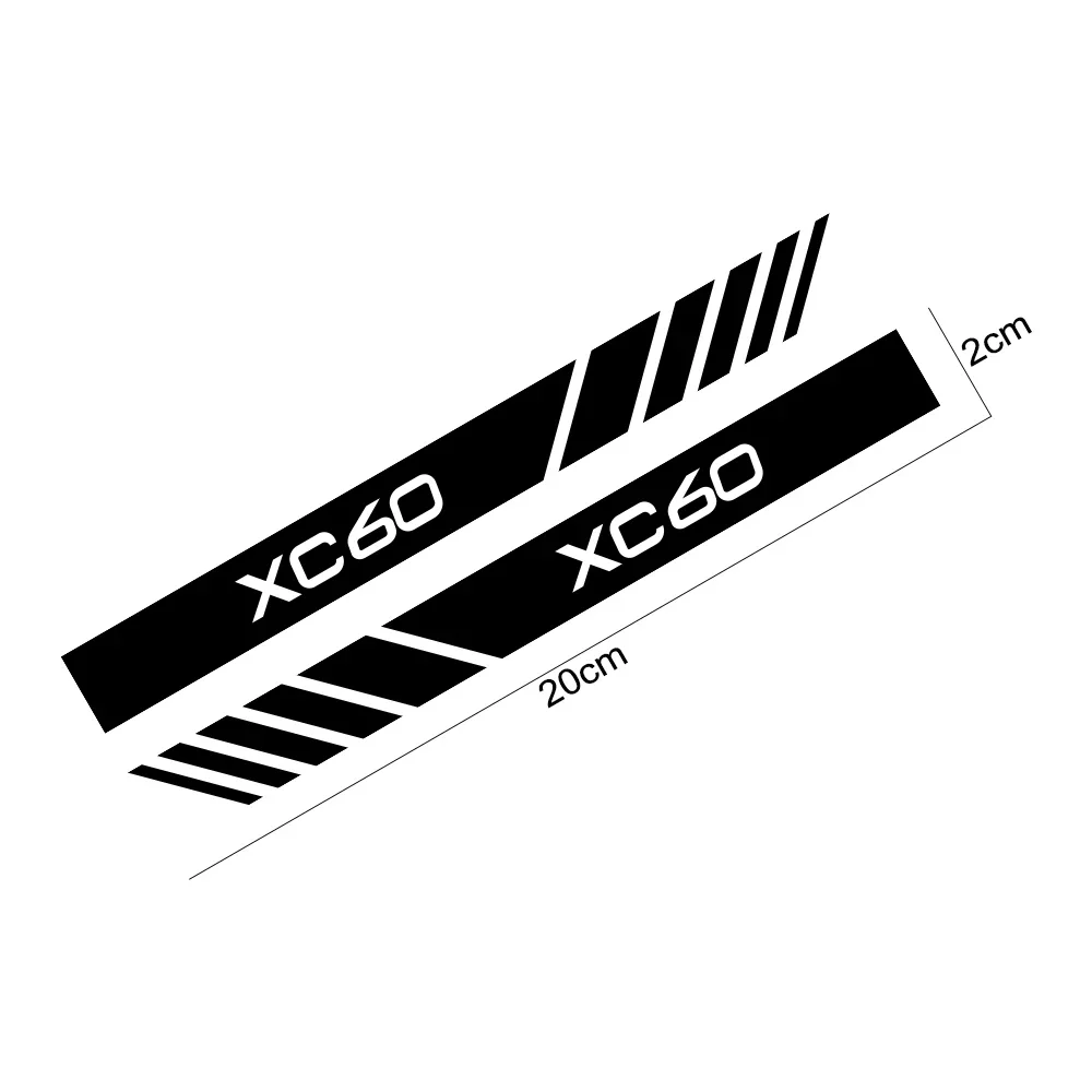 Car Rearview Mirror Cover Stickers Auto Vinyl Decal AccessoriesFor Voo AWD S40 S60 S90 T6 V40 V50 V60 V90 XC40 XC60 XC90