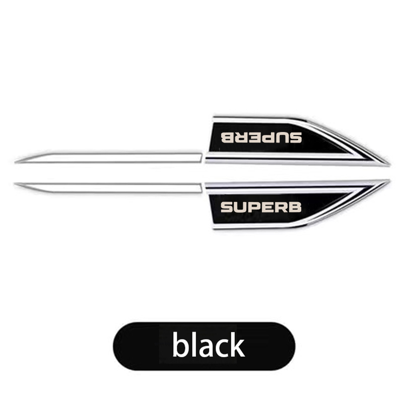 3D Metal Flag Emblem Badge Decals Sticker Car Door for Skoda S Octavia FABIA KAMIQ KAROQ KODIAQ RAPID SCALA SUPERB VRS