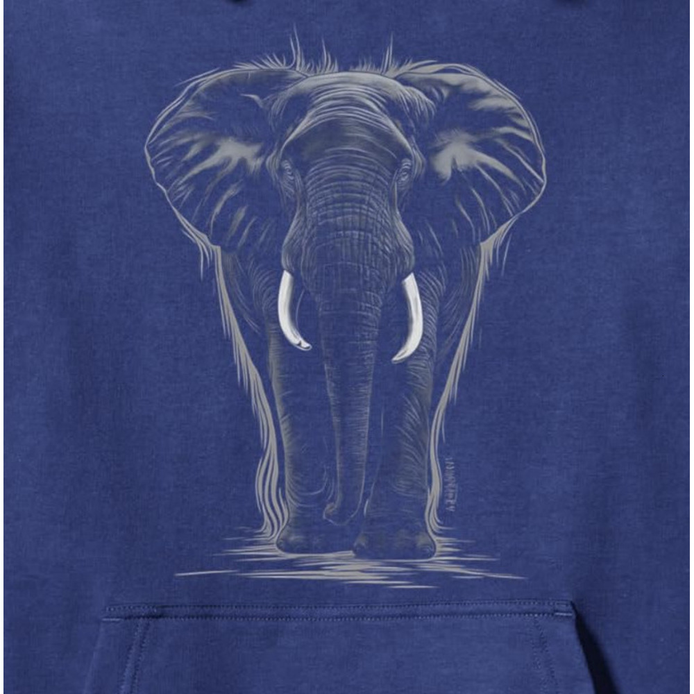 Hoodie for Mens Womens Elephant Art Elegant Wildlife Animal Lover Graphics Pullover Hoodie Graphic Hoodies sweatshirt cool