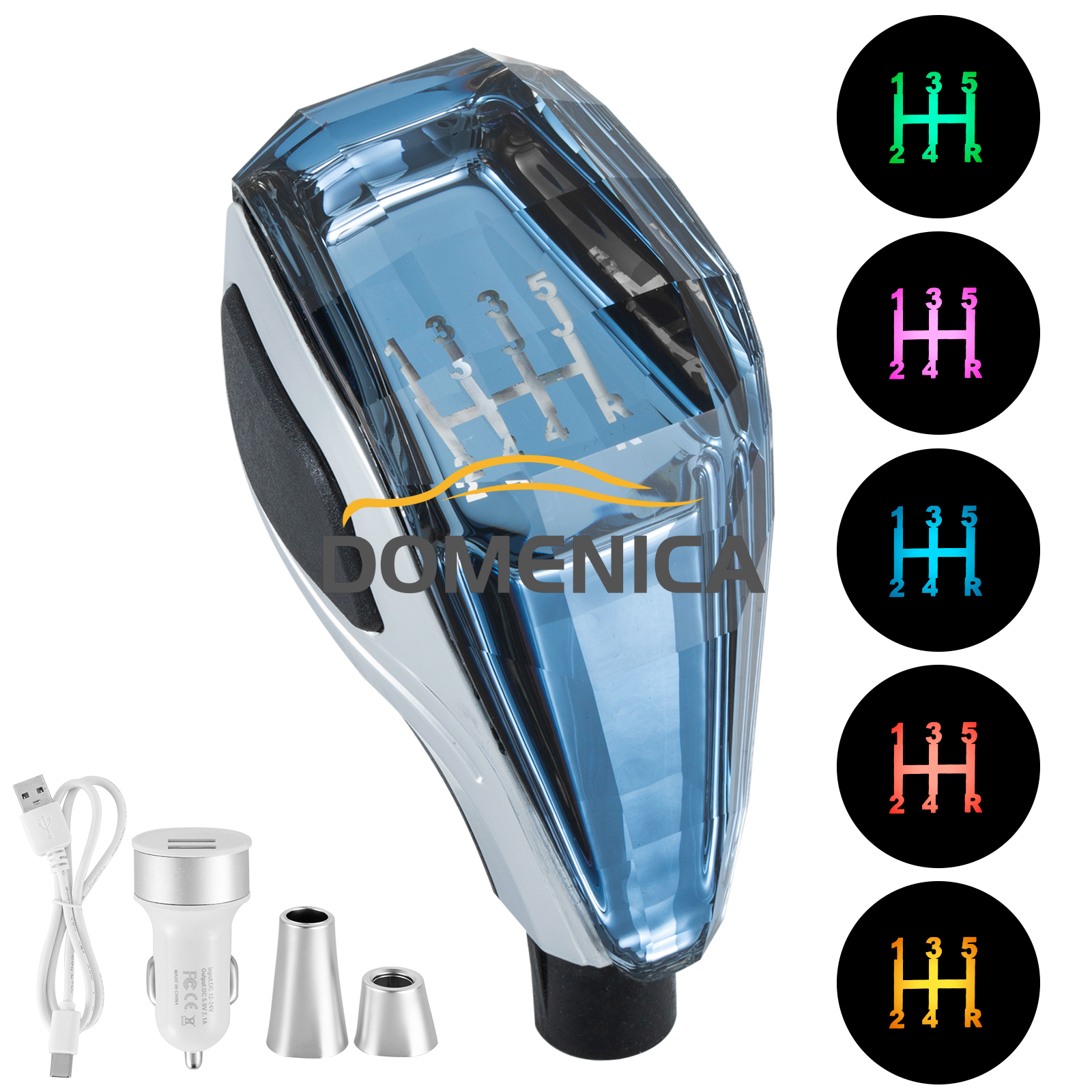 Crystal Gear Shift Knob For VW Audi Toyota 5/6 Speed Lever MT AT Car Universal Accsesories Interior Replacement Parts 53b86