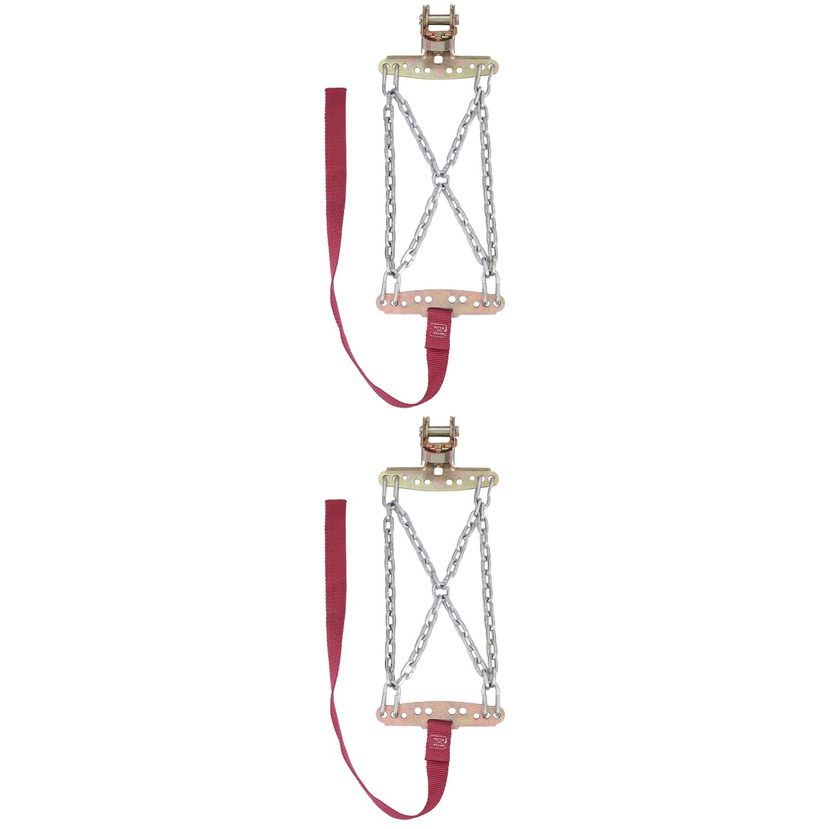 2 pcs Truck Car Tire Snow Ice Belt Anti-Skid Vehicle SUV Wheel Chain