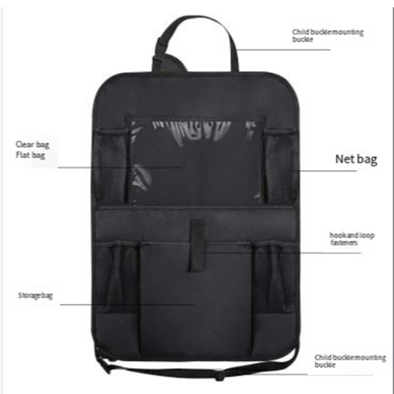 Car Backseat Organizer with Touch Screen Tablet Holder Auto Storage Pockets Cover Car Seat Back Protectors Car Accessories 9ea1e 5 c5527