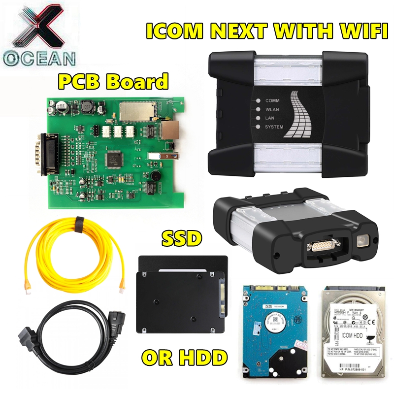 Original ICOM NEXT ICOM For For Mini Cooper WIFI Diagnostic Tool Newest Software Programming Tool Support DOIP Repair Tools a8740