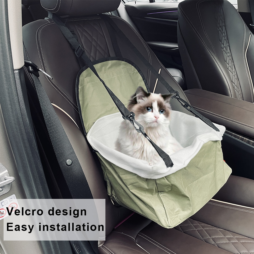 House Puppy Bag Safe Carry Pet Dog Carrier Waterproof Dog Seat Bag Basket Car Travel Accessories 2 in 1 Folding Car Seat Pad