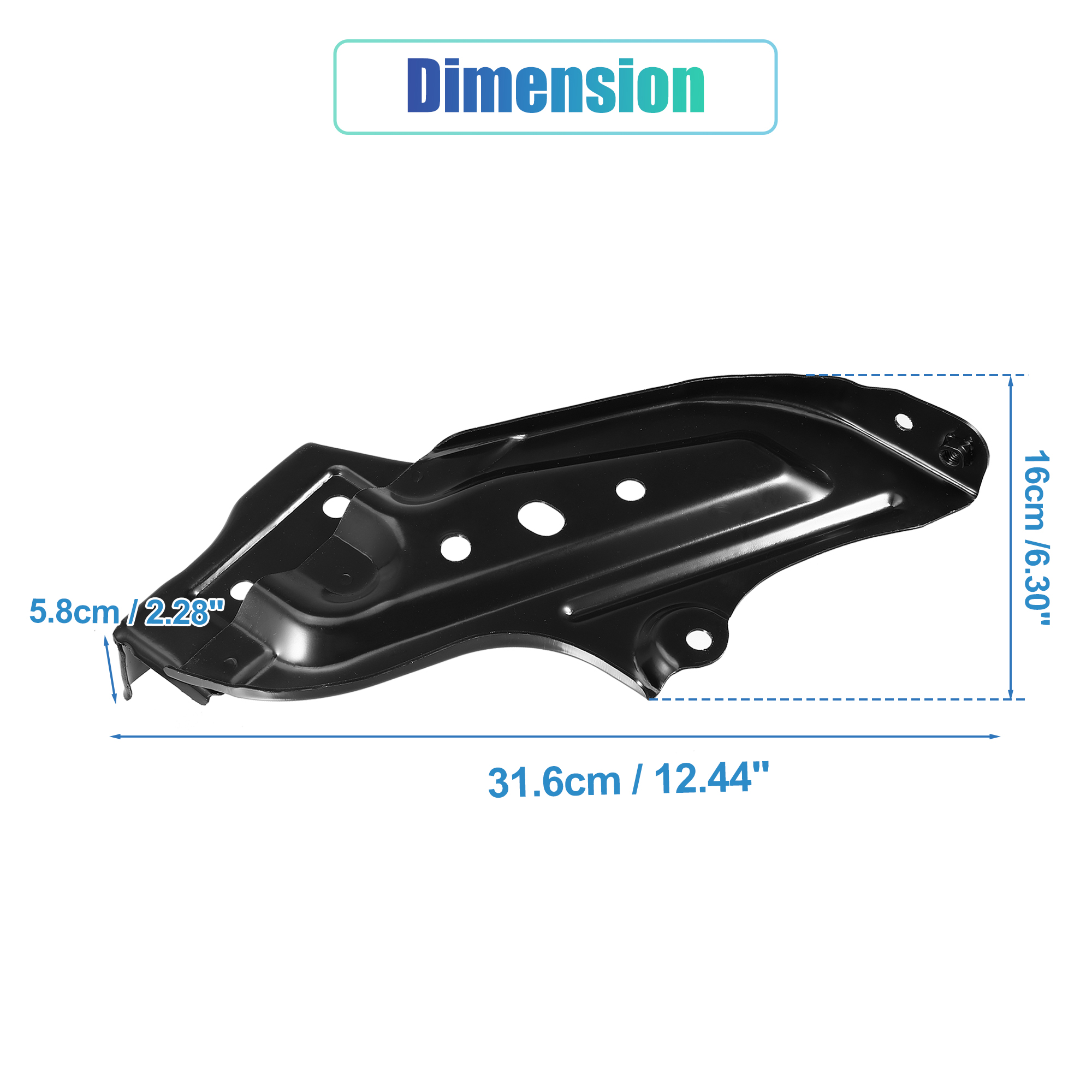 X Autohaux Pair Left Right Side Car Front Bumper Mounting Support Bracket NO.5210235100/5210335110 for Toyota 4Runner 2014-2020 2a2f2